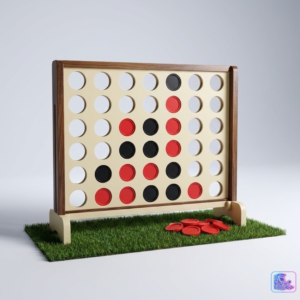 Wooden Connect 4