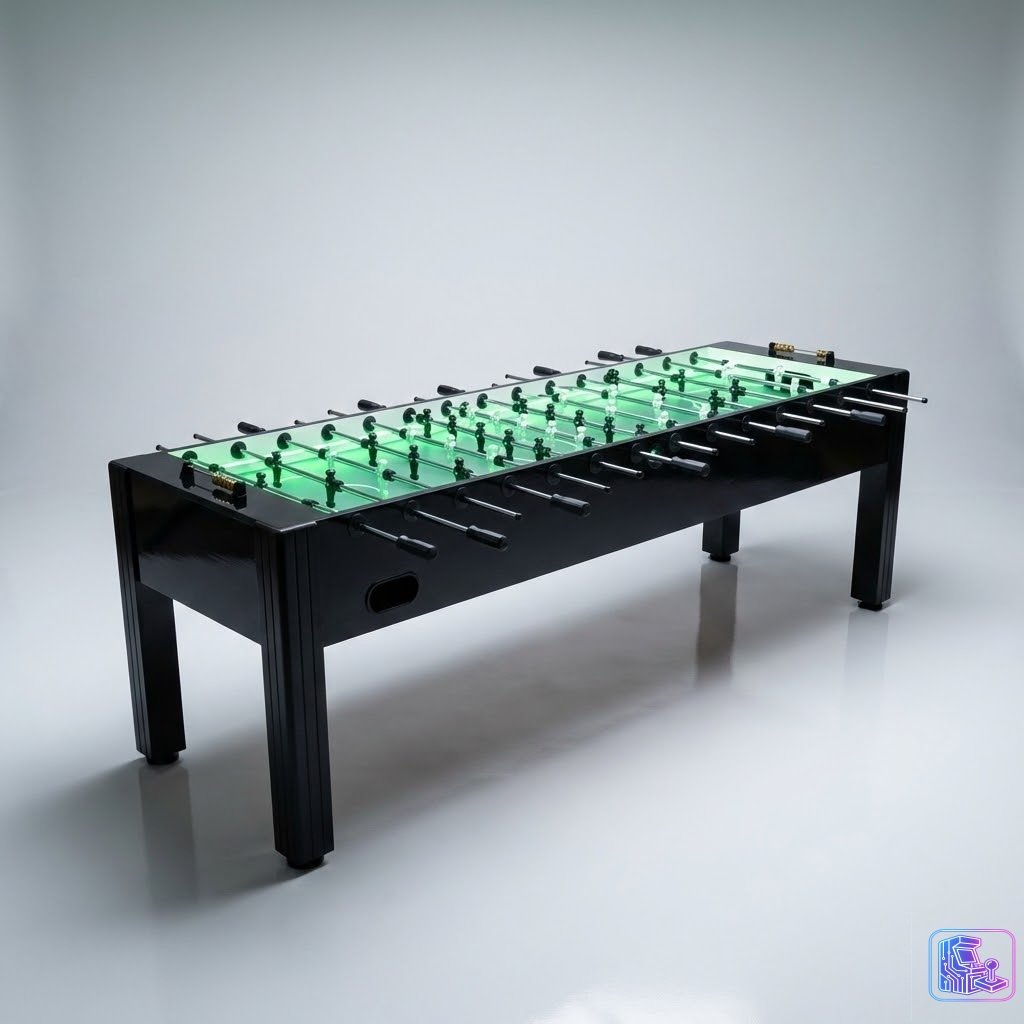 LED Foosball Table - 10 Players
