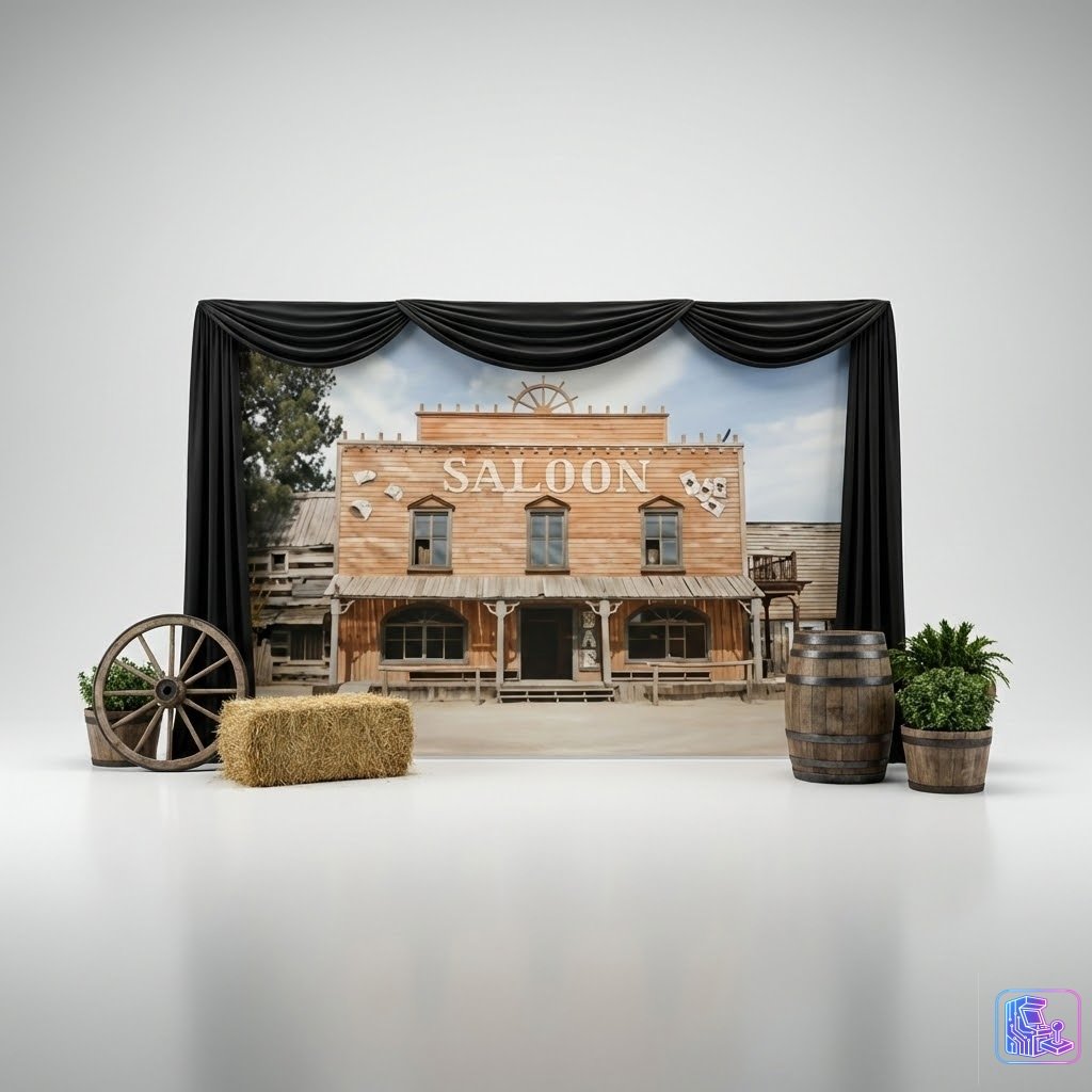 Western Photo Backdrop