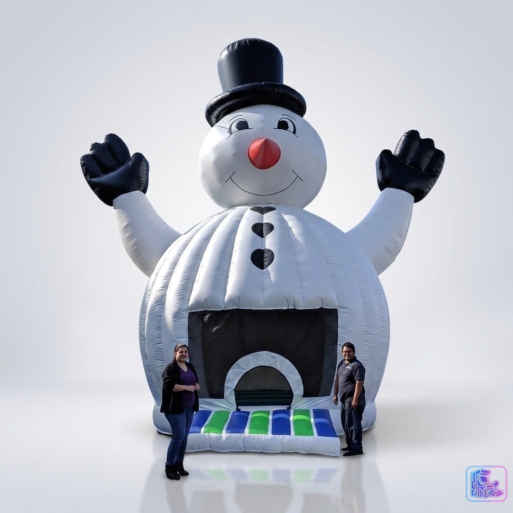 Bounce House - Snowman
