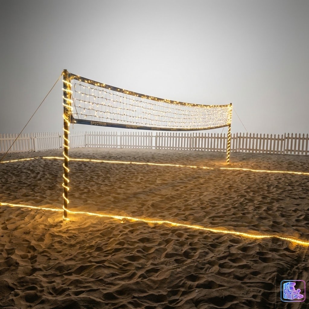 Volleybal Court - LED Lights