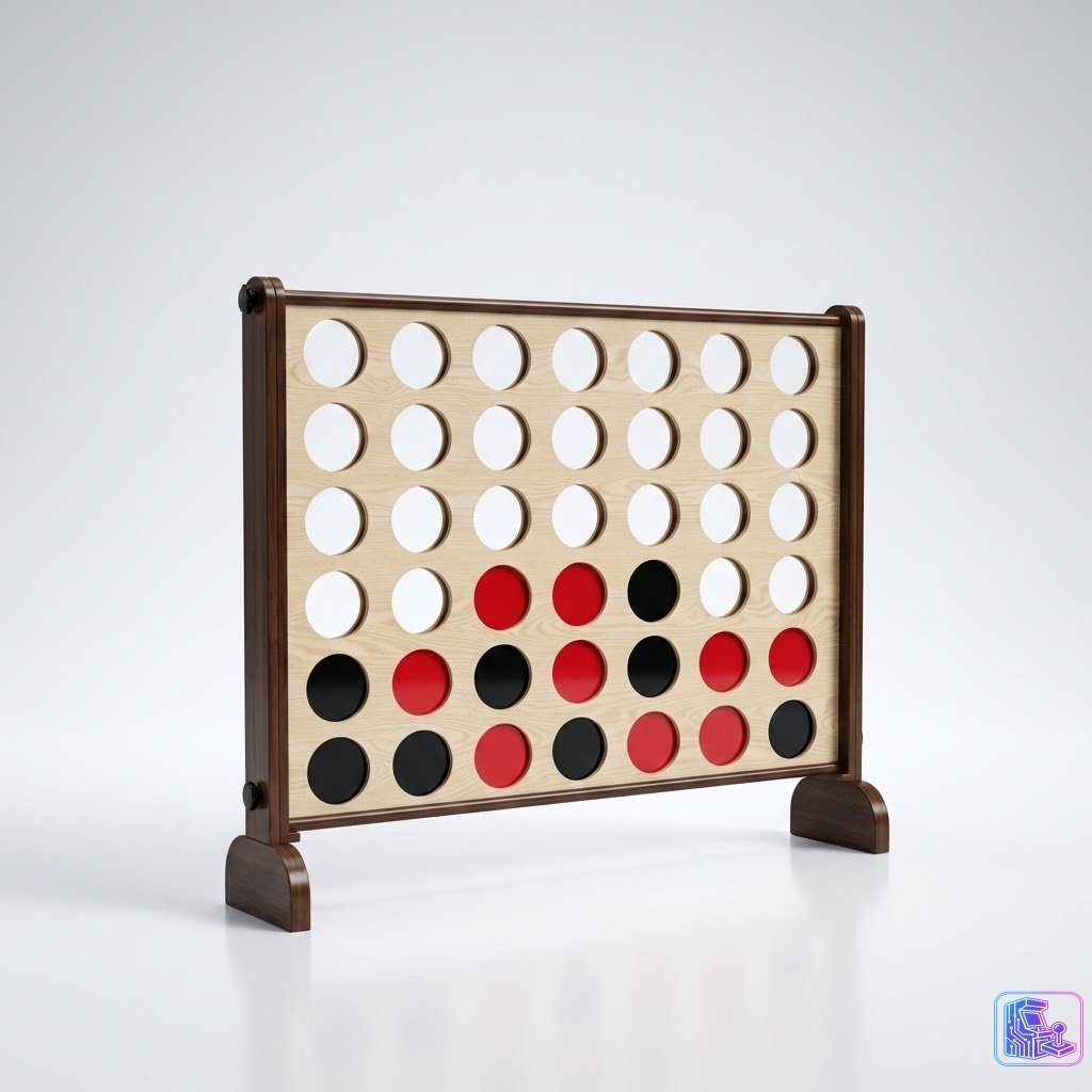Giant Connect 4 - Wooden Set