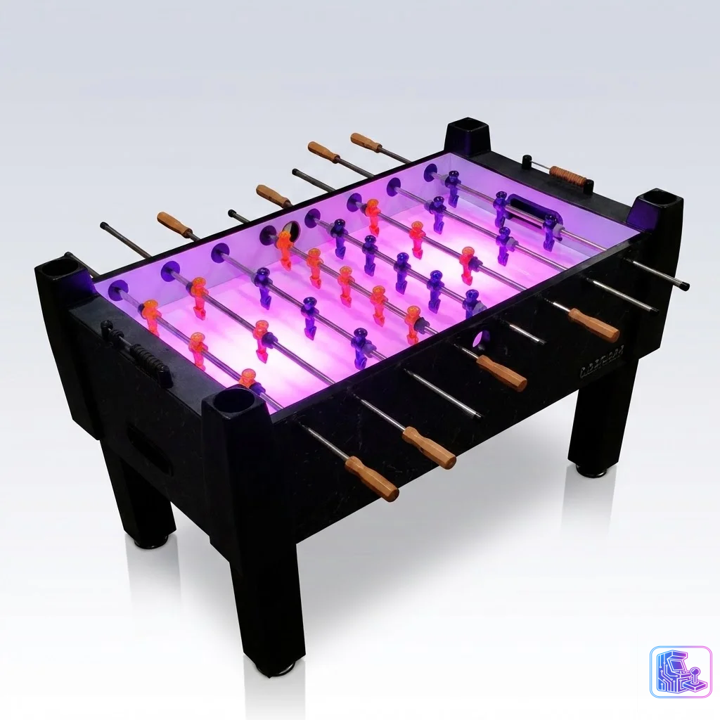 LED Foosball Table - 4 Players