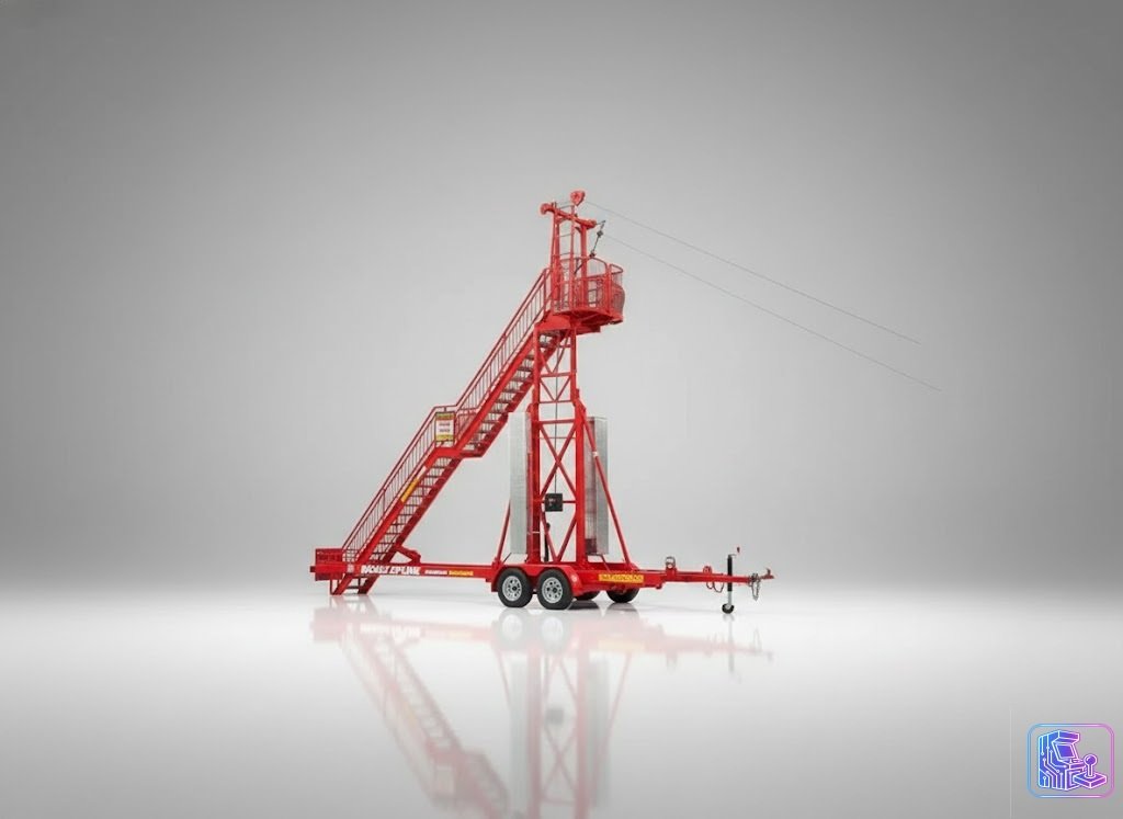 Trailer Mounted Mobile Zipline