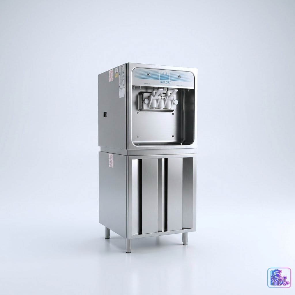 Freestanding Dual Flavor Ice Cream Machine