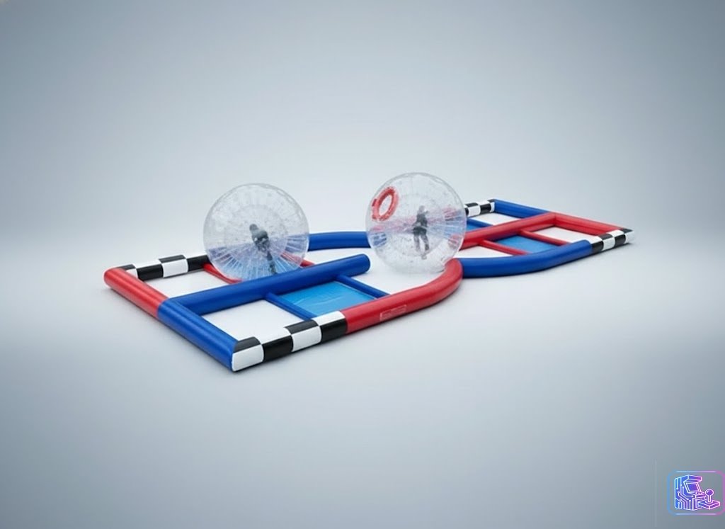 Zorb Ball Race Track w/ 2 Zorb Balls