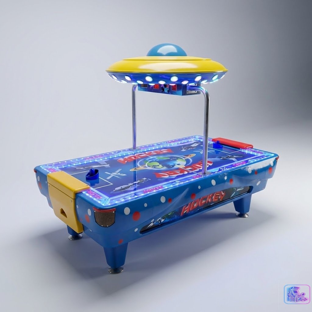 LED Air Hockey Table